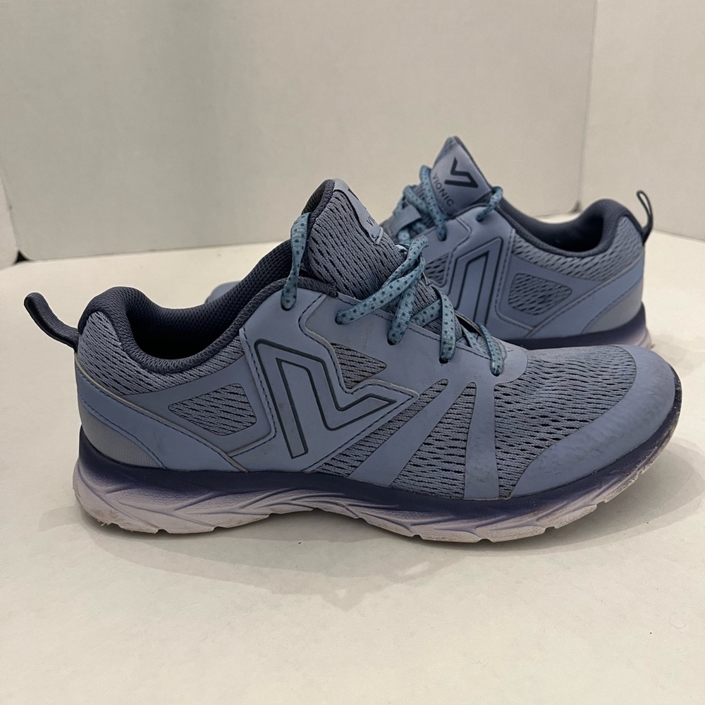 Vionic Women's 335 Miles Blue Walking Shoes Sneakers Size US 8